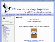 Tablet Screenshot of kvwoodcarvingsupplies.com